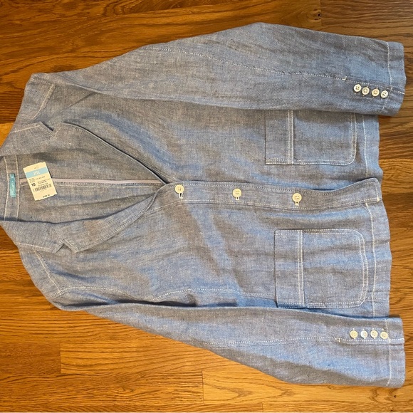 J McLaughlin linen blazer size 10 nwt - Picture 3 of 3